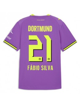 Borussia Dortmund Fabio Silva #21 Replika Tredje Kläder 2026-27 Kortärmad Borussia Dortmund Fabio Silva #21 Replika Tredje Kläder 2026-27 Kortärmad